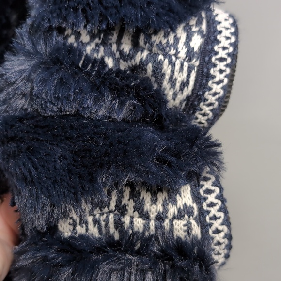 Muk Luks Melinda Womens Dark Sapphire Blue Bootie Slippers. NWOT - Picture 11 of 16